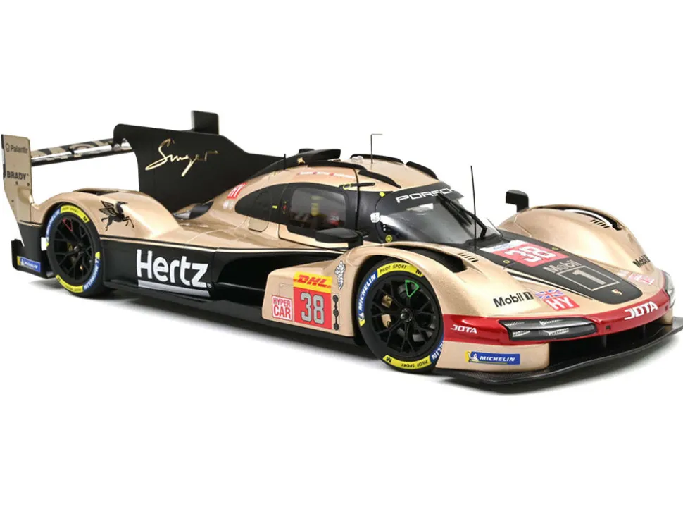 Porsche 963 #38 Jenson Button - Phil Hanson - Oliver Rasmussen "Hertz Team Jota" "Lone Star Le Mans" (2024) 1/18 Diecast Model Car by Norev