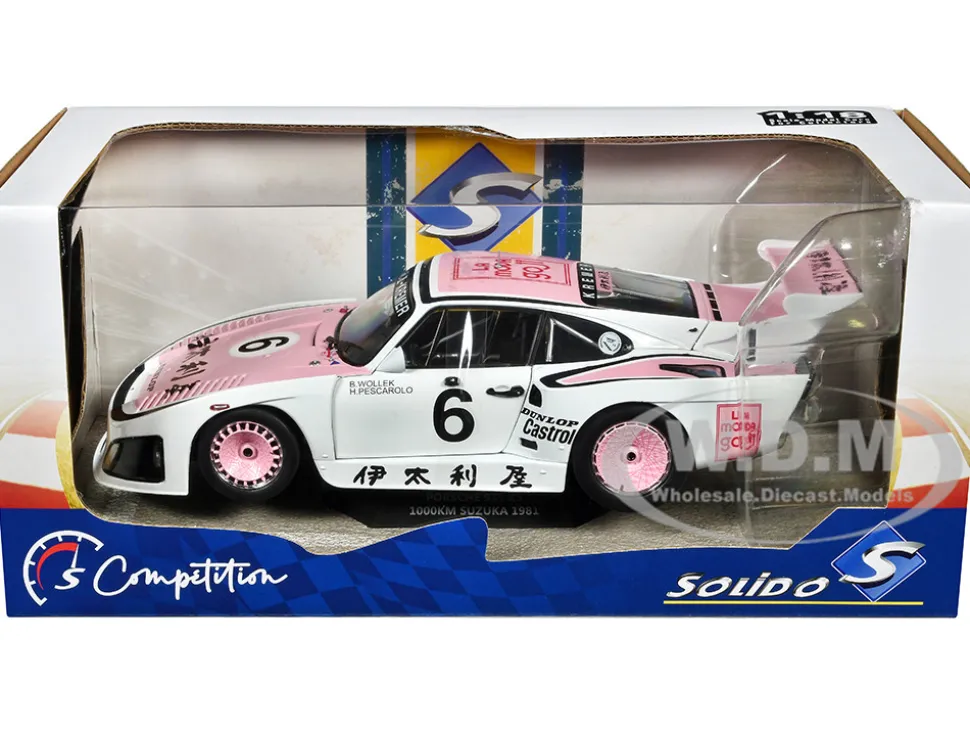 Porsche 935 K3 #6 Bob Wollek Henri Pescarolo Winner Suzuka 1000KM 1981 Competition Series 1/18 Diecast Model Car Solido S1807204