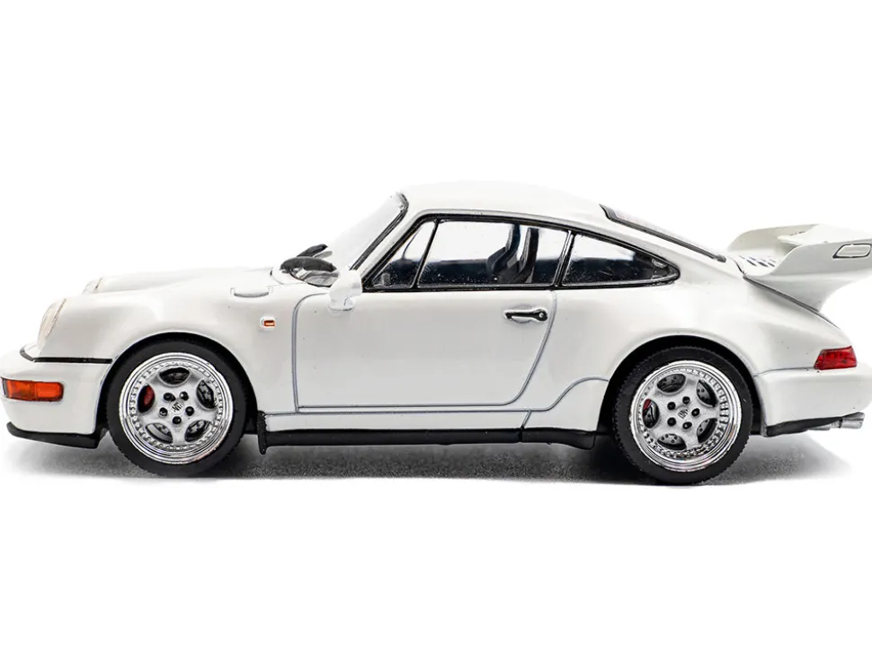 1994 Porsche 911 (964) RS 3.8 Grand Prix White 1/43 Diecast Model Car by Solido
