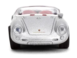 1955 Porsche 550 Spyder Silver Metallic with Red Interior "Collection" Series 1/64 Diecast Model Car by Majorette
