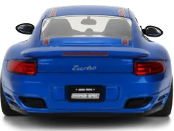 Porsche 911 Turbo (997) #9 Blue Metallic with Stripes