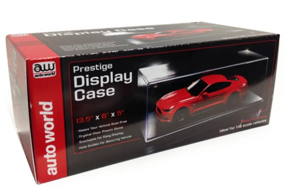 Prestige Collectible Display Show Case for 1/18 Diecast Models Auto World AWDC001