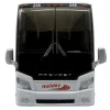 Prevost H3-45 Coach Bus "Holiday Tours - 2024 IMG Operator of the Year" White with Graphics Limited Edition 1/64 Diecast Model by Iconic Replicas