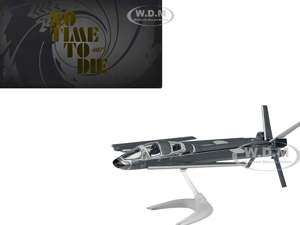 Q Glider Gray Metallic James Bond 007 "No Time To Die" (2021) Movie Diecast Model by Corgi