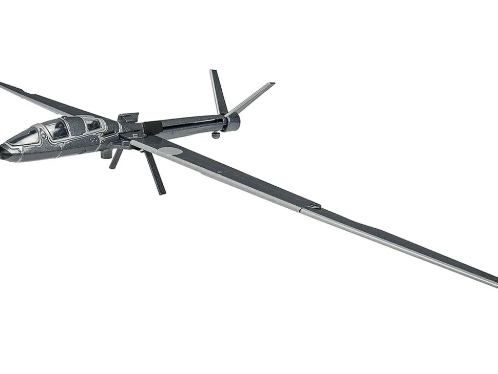 Q Glider Gray Metallic James Bond 007 "No Time To Die" (2021) Movie Diecast Model by Corgi