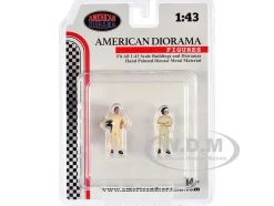 Racing Legends 60's Set 2 Diecast Figures 1/43 Scale Models American Diorama 76448