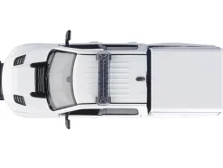 2019 RAM 1500 Laramie Crew Cab Pickup Truck with Truck Bed Camper White 