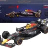 Red Bull Racing RB20 #1 Max Verstappen "Oracle" Winner Formula One F1 Championship "Drivers' Champion" (2024) with Display Case 1/24 Diecast Model Car by Bburago