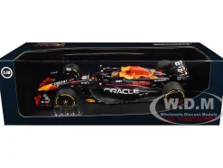 Red Bull Racing RB19 #1 Max Verstappen "Oracle" Winner F1 Formula One "Abu Dhabi GP" (2023) with Driver Limited Edition to 204 pieces Worldwide 1/18 Diecast Model Car by Minichamps