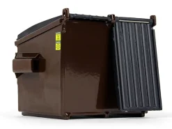 Refuse Trash Bin Brown 1/34 Diecast Model First Gear 90-0535