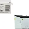 Refuse Trash Bin White 1/34 Diecast Model First Gear 90-0581