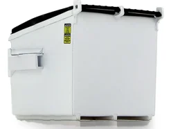 Refuse Trash Bin White 1/34 Diecast Model First Gear 90-0581