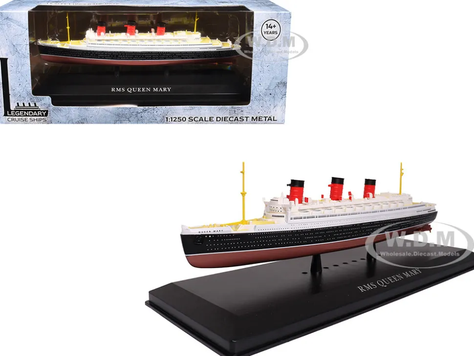RMS Queen Mary Passenger Ship 1/1250 Diecast Model by Legendary Cruise Ships