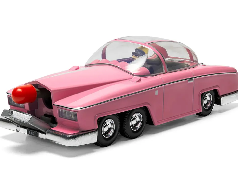Rolls Royce FAB 1 Pink with Figures "Thunderbirds" (1965-1966) TV Series "F.A.B. Collection" Diecast Model Car by Corgi
