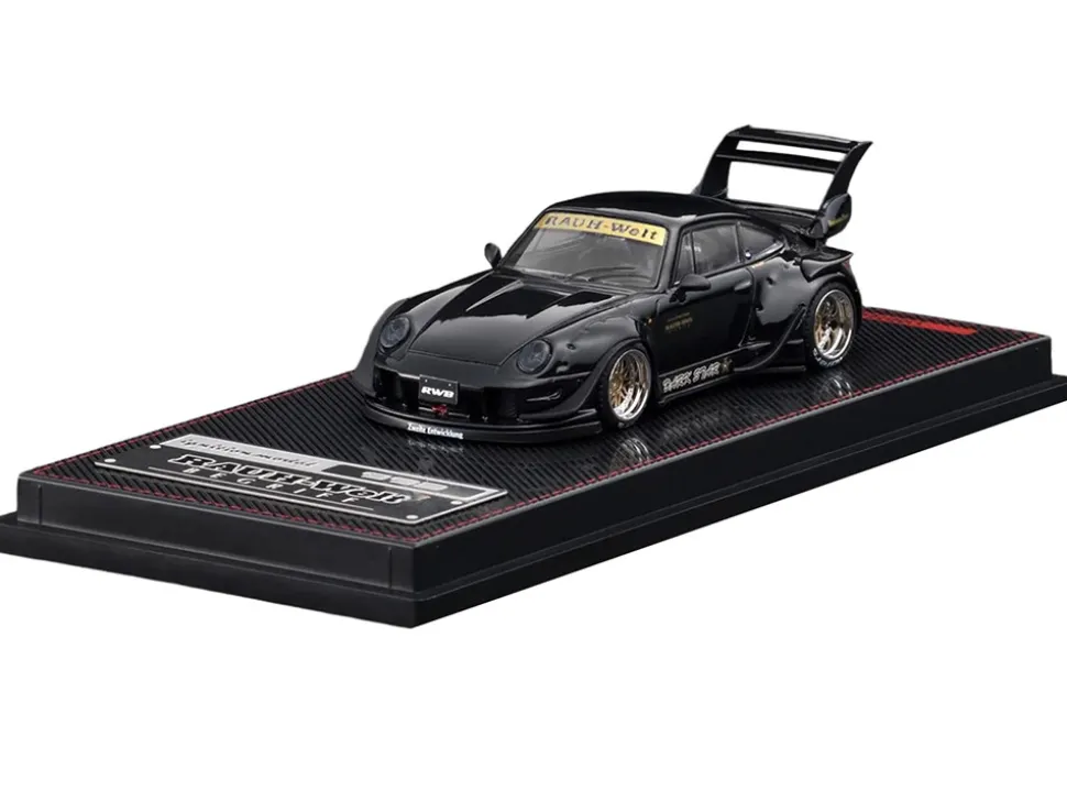 RWB 993 "Dark Star" Black 1/64 Diecast Model Car by Ignition Model