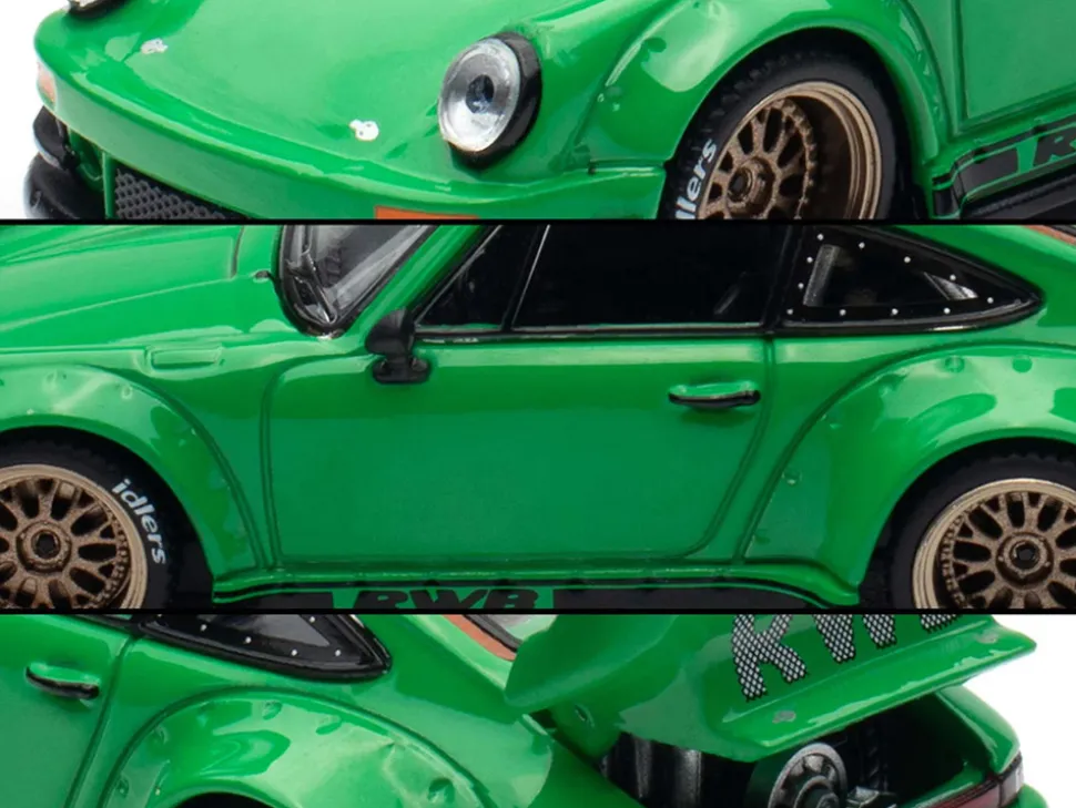 RWB 930 Green "Hobby Expo China 2026" 1/64 Diecast Model Car by Pop Race