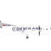 Saab 340 Commercial Aircraft "Crossair" (HB-AKN) White with Tail Graphics 1/200 Diecast Model Airplane by Herpa