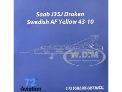Saab J35J Draken Fighter Aircraft