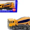 Scania Mixer Truck Yellow 1/87 HO Diecast Model Siku 1896