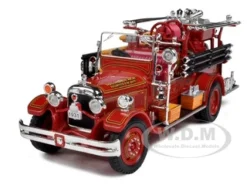 1931 Seagrave Fire Engine Red 1/32 Diecast Model Car Signature Models 32380