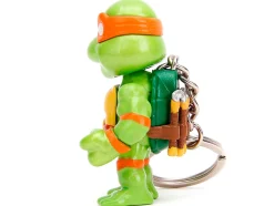 Set of 4 Diecast Figure Key Chains Teenage Mutant Ninja Turtles TV Series Metalfigs Series Diecast Models Jada 34359