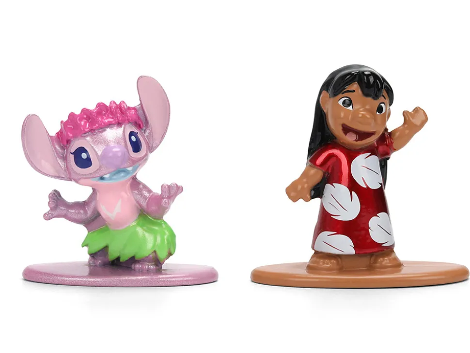 Set of 12 Diecast Figures "Disney's Stitch" Franchise "Nano Metalfigs" Series Diecast models by Jada
