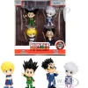 Set of 4 Diecast Figures "Hunter × Hunter" (2011-2014) TV Series "Metalfigs" Series Diecast Models by Jada