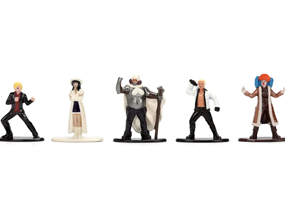 Set of 12 Diecast Figures "One Piece" (2023-Current) TV Series "Nano Metalfigs" Series Diecast Models by Jada