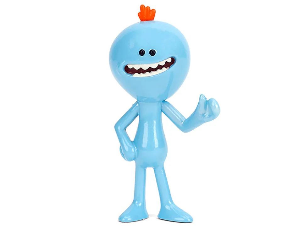 Set of 4 Diecast Figures "Rick and Morty" (2013-Current) TV Series "Metalfigs" Series Diecast Models by Jada
