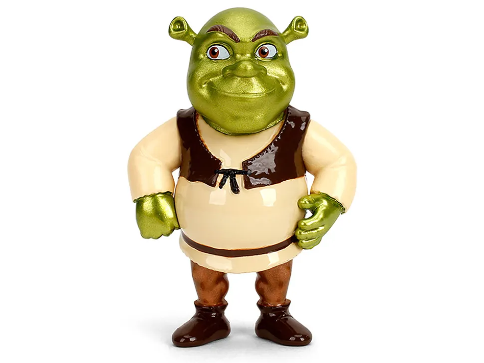 Set of 4 Diecast Figures "Shrek" (2001) Movie "Metalfigs" Series by Jada