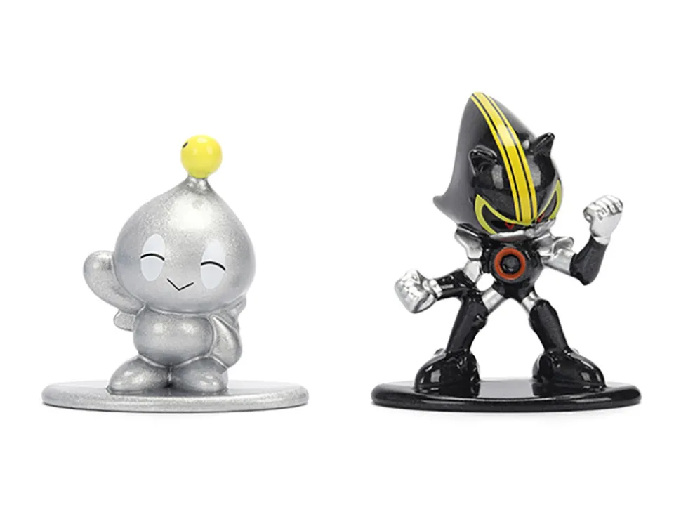 Set of 12 Diecast Figures "Sonic The Hedgehog" Video Games "Nano Metalfigs" Series Diecast Models by Jada