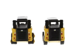 Set of 2 pieces CAT Caterpillar 272D2 Skid Steer Loader CAT Caterpillar 297D2 Compact Track Loader Accessories 1/64 Diecast Models Diecast Masters 85693