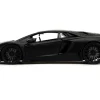 Shaw's Lamborghini Aventador Matt Black "Furious 7" (2015) Movie "Fast & Furious" Series 1/24 Diecast Model Car by Jada