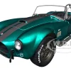 Shelby Cobra 427 MKII Teal Metallic with Gray Stripes "Pink Slips" Series 1/18 Diecast Model Car by Jada