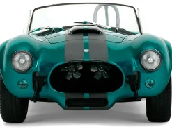 Shelby Cobra 427 MKII Teal Metallic with Gray Stripes 