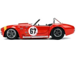 1965 Shelby Cobra 427 S/C #67 Red with Yellow Stripe 