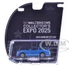 2013 Shelby GT-500 Blue with White Stripes "2025 Greenlight Waltersons Collector's Expo Exclusive" 1/64 Diecast Model Car by Greenlight