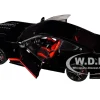 Shelby GT500 "Code Red" Black with Red Stripes "Pink Slips" Series 1/18 Diecast Model Car by Jada