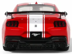 2025 Shelby Mustang Supersnake Race Red with White Stripes 1/18 Model Car by GT Spirit