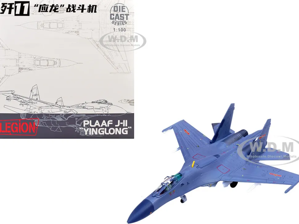 Shenyang J-11B Yinglong Aircraft "61021, Northern Theater Command" (2019) People's Liberation Army Air Force 1/100 Diecast Model Airplane by Legion