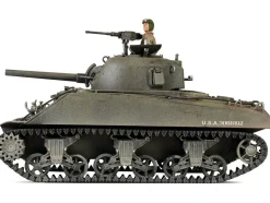 Sherman M4 75 Medium Tank U.S. 753th Tank Battalion Gustav Line Italy 1944 Engine Plus Series 1/32 Diecast Model Metal Proud MP-912101A