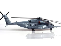 Sikorsky MH-53E Sea Dragon Helicopter "United States Navy, Black Stallions, Tail Number 50" Light Gray 1/72 Diecast Model by Panzerkampf