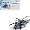 Sikorsky MH-53E Sea Dragon Helicopter "United States Navy, Black Stallions, Tail Number 00" Light Gray 1/72 Diecast Model by Panzerkampf