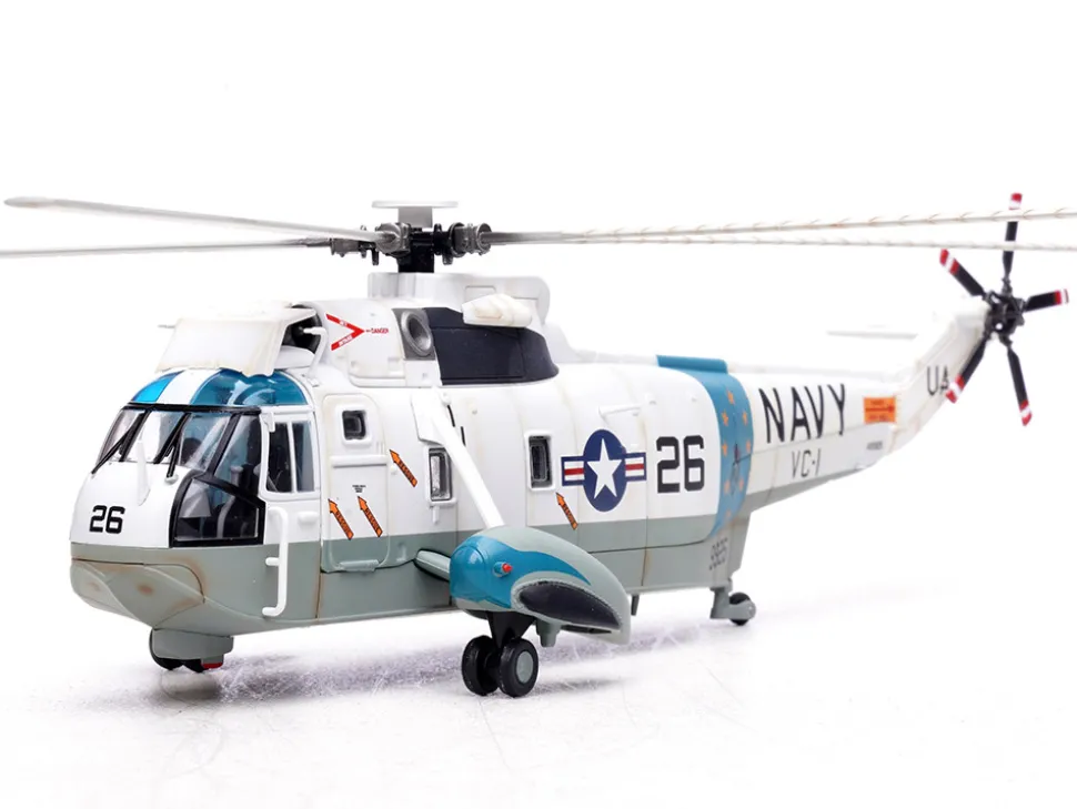 Sikorsky SH-3G Sea King Helicopter "149925/UA 26, Fleet Composite Squadron 1, Blue Alii, NAS Barbers Point, Hawaii" (1970s) United States Navy 1/72 Diecast Model by Legion
