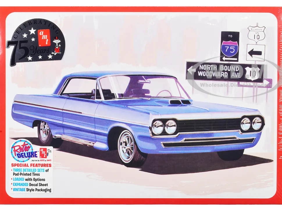 Skill 2 1964 Chevrolet Impala Super Street Rod 3 in 1 Kit 1/25 Scale Model AMT AMT1396
