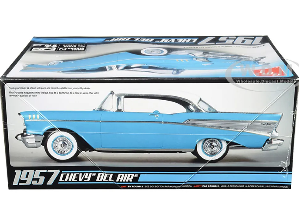 Skill 2 Model Kit 1957 Chevrolet Bel Air 1/25 Scale Model AMT AMT638 M
