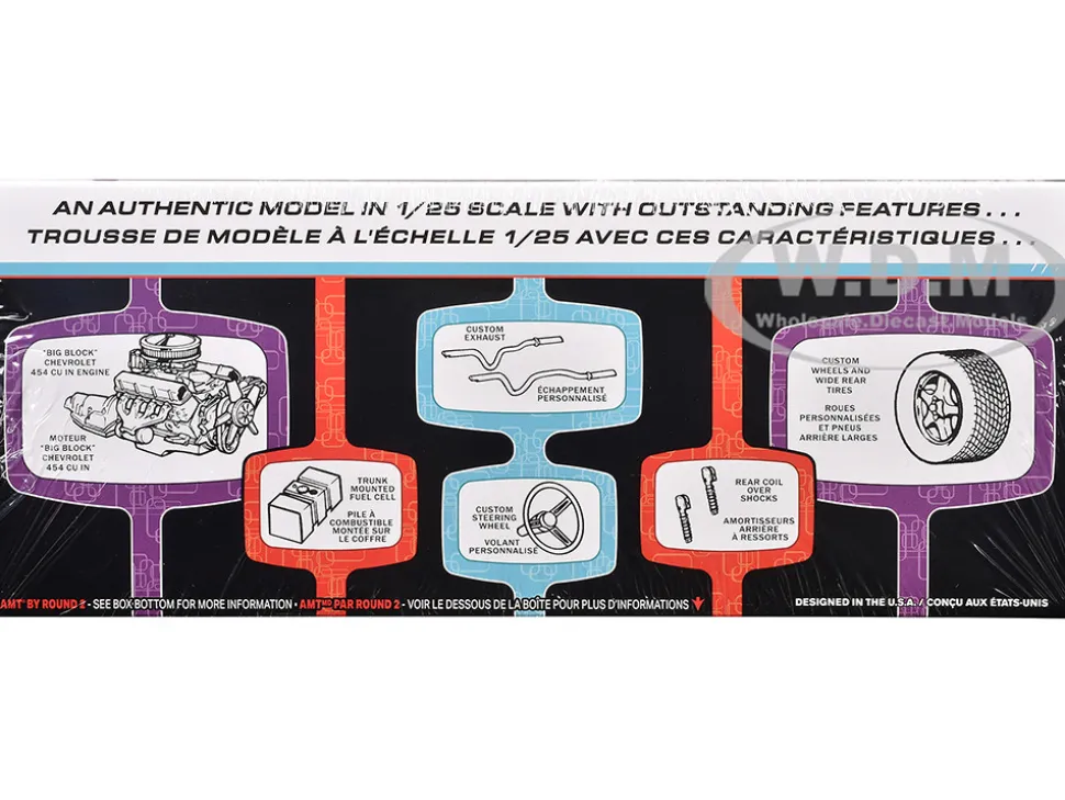 Skill 2 Model Kit 1957 Chevrolet Bel Air Street Machine "Kustom Kruisers" 1/25 Scale Model by AMT