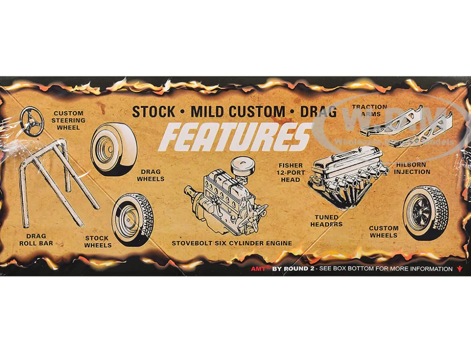 Skill 2 Model Kit 1951 Chevrolet Cruiser 3-in-1 Kit 1/25 Scale Model by AMT