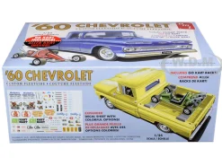 Skill 2 Model Kit 1960 Chevrolet Custom Fleetside Pickup Truck Go Kart 1/25 Scale Model AMT AMT1063 M
