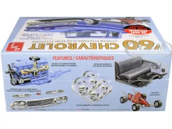 Skill 2 Model Kit 1960 Chevrolet Custom Fleetside Pickup Truck Go Kart 1/25 Scale Model AMT AMT1063 M